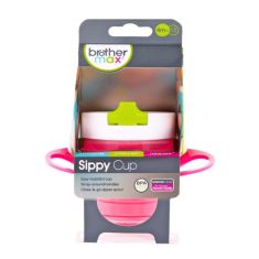 Brother Max EASY HOLD SIPPY CUP Feeding Baby/Toddler Pink-Green- White 4m+ 220ml BN