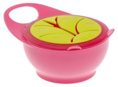 Brother Max Easy Hold Snack Pot Pink Green Bowl