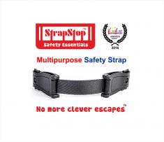 StrapStop® Multipurpose Safety Strap - Black