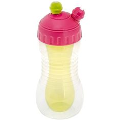 Brother Max 2 Drinks Cooler Sports Bottle with Cap Pink and Green