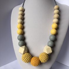 Evelyn Teething Necklace - Yellow